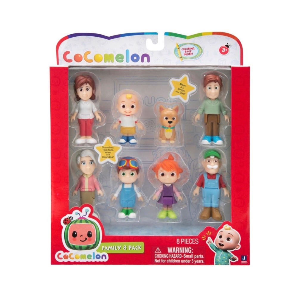 Cocomelon family 8 pack set